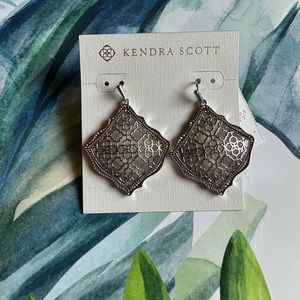 Kendra Scott Kirsten earrings - Rhodium NWT